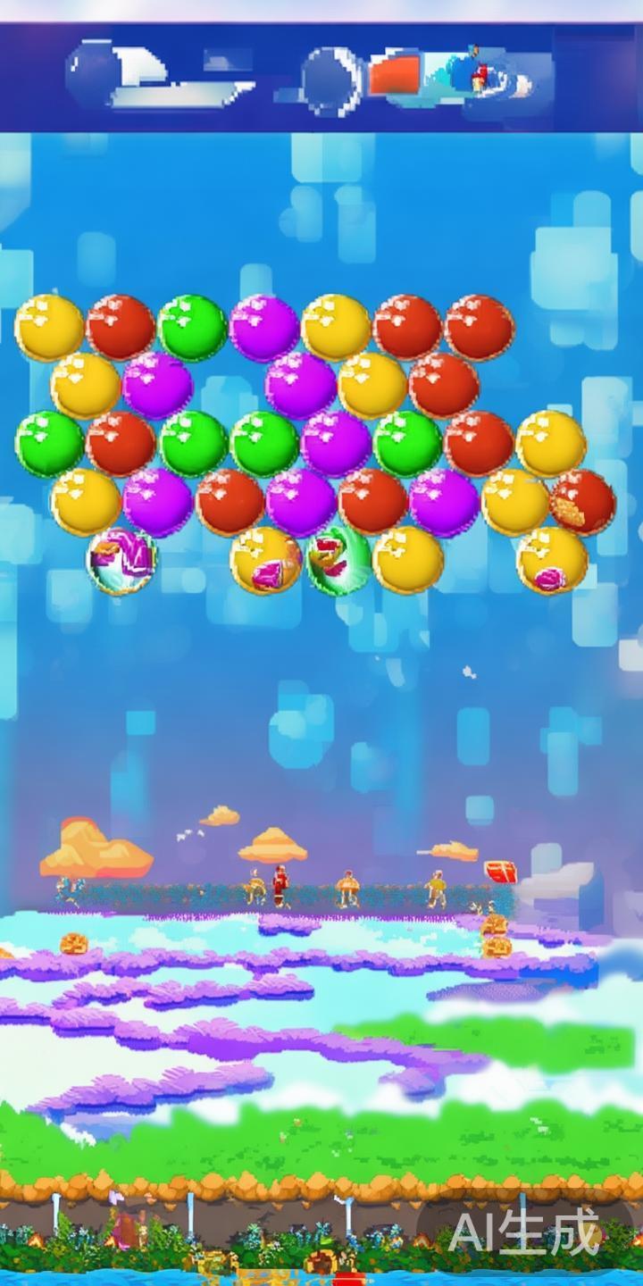 2024年千亿国际电子游戏app最火热门游戏推荐合集全攻略 休闲益智游戏:
_"泡泡消消乐"_是一款操作简单